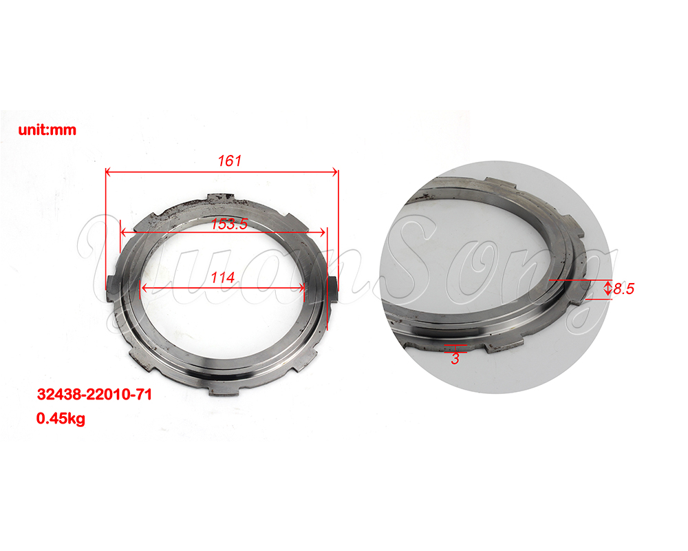 16314-N3171-71 TOYOTA Fan bracket 8FD35/80